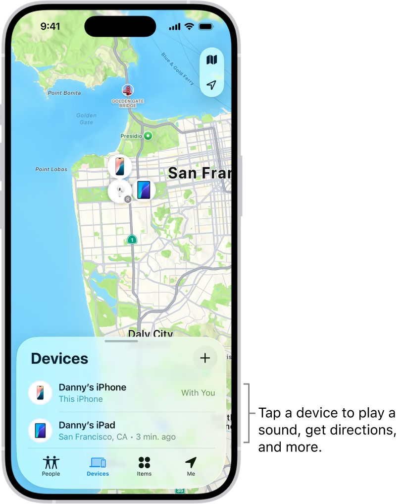 Find My Device showing last known location of an offline Android phone