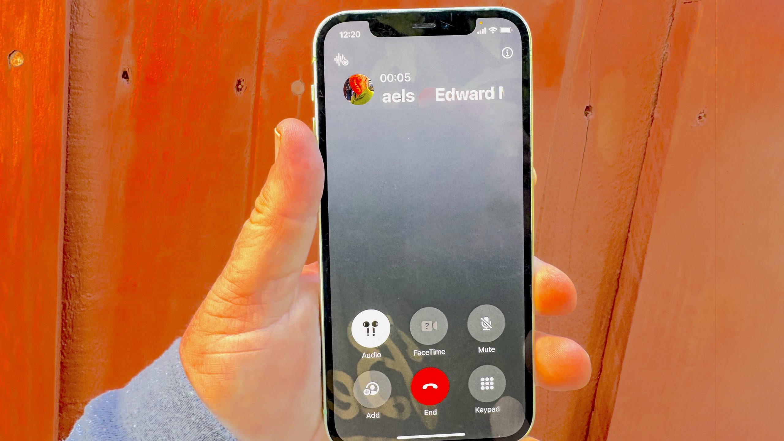 recording a phone call using Voice Memos on a second device