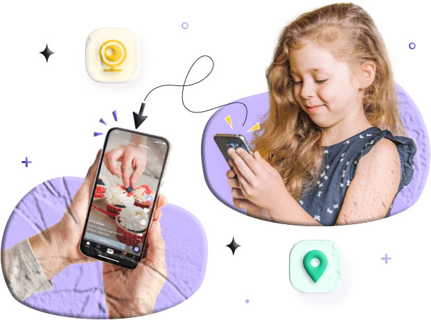 AppSpyFree screen time dashboard showing app usage statistics and scheduled limits