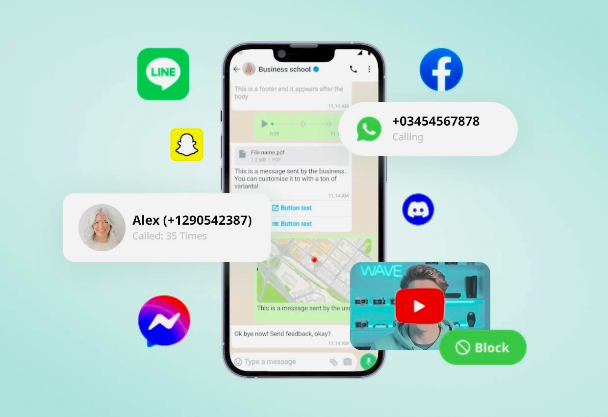 Parents reviewing parental control options on a tablet